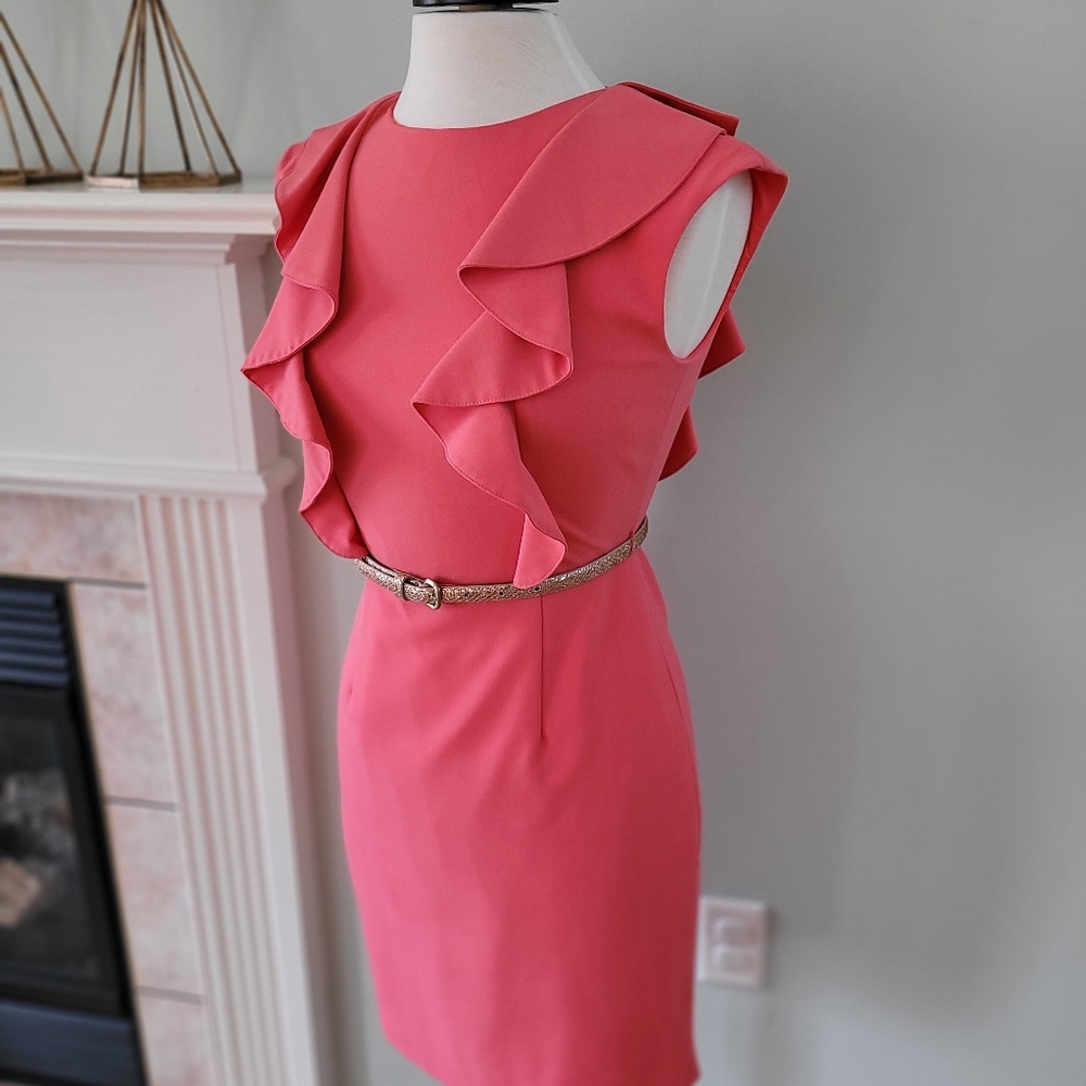 SOLD✅️CK☆Coral Sheath Dress - Picture 1 of 7